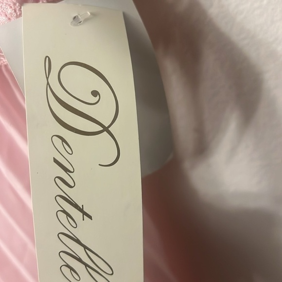 Sears Vintage Pink Chemise Adjustable Straps lace pajama dress - Picture 6 of 12